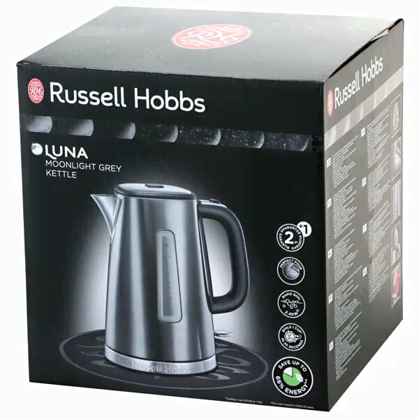 Russell Hobbs Russell Hobbs Электрочайник Russell Hobbs Luna Kettle Grey 2.4kW 23211-70 электрочайник-3