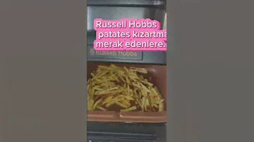 Russell Hobbs satisfry airfryer ile patates kızartması merak edenlere gelsin.☺️ #airfryertarifleri