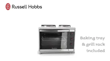 Compact Kitchen Convection Oven with Hotplates 360° RHTOV2HP - Russell Hobbs