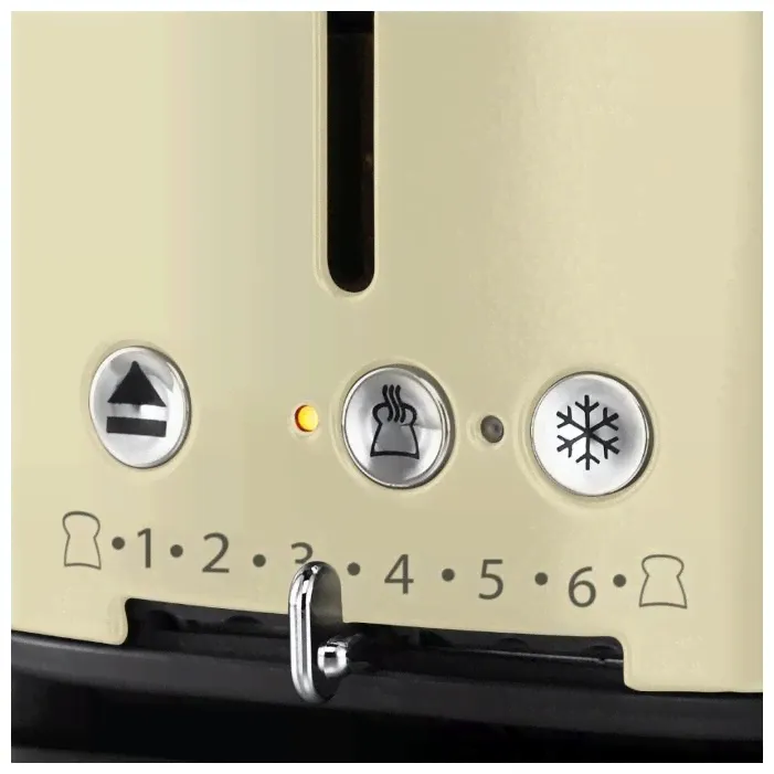 Тостер Russell Hobbs 21682-56 Retro, бежевый-0
