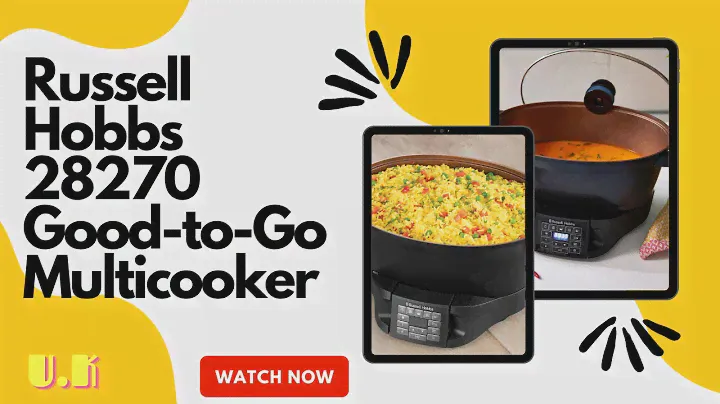 Russell Hobbs 28270 Good-to-Go Multicooker - 8 Versatile Functions including Slow Cooker, Sous Vide