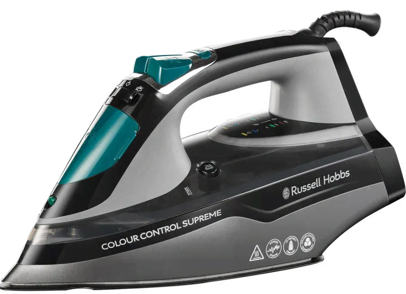 Утюг Russell Hobbs Colour Control Supreme 25400-56 (черный)-0