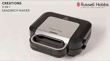 Creations 3 in 1 Sandwich Maker - 26810-56 | Russell Hobbs