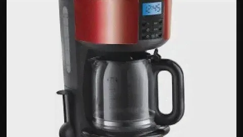 Распаковка. Капельная кофеварка RUSSELL HOBBS Legacy Red (20682-56)