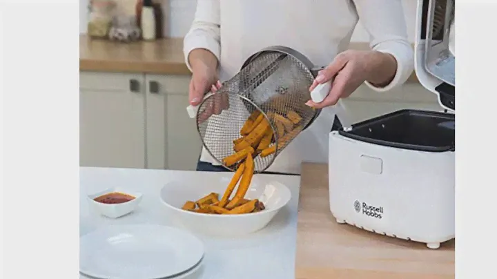 Russell Hobbs 22101-56 Fryer with Cooking functionality Cyclofry plus-22101-56, White