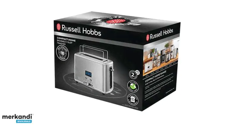 Улучшите свою кухню с помощью компактного домашнего тостера RUSSELL HOBBS 24200-56 - идеально подходит для небольших помещений