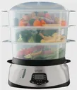 Пароварка Russell Hobbs 23560-56, серебристый/черный